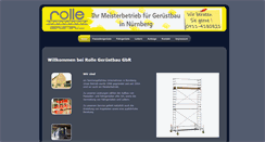 Desktop Screenshot of fahrgeruest.de