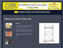 Tablet Screenshot of fahrgeruest.de